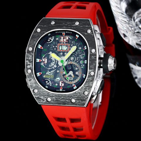 Đồng hồ nam RICHARD* MILLE* thể thao dây cao su lộ cơ đẹp độc SIÊU CẤP