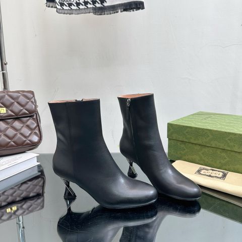 Boot GUCCI* cổ lỡ cao 6,5cm đẹp VIP 1:1