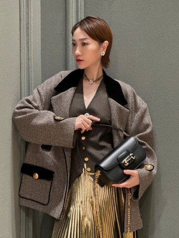 Áo khoác vest nữ GUCCI* dáng rộng đẹp VIP 1:1