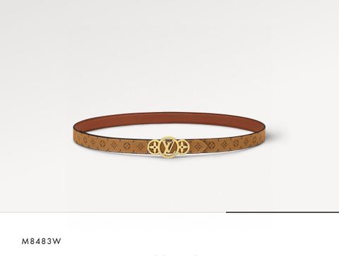 Belt nữ L*V dây hoạ tiết Monogram