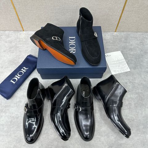 Giày nam cao cổ DIOR* đai ngang khoá bạc đẹp sang lịch lãm 3 loại da VIP 1:1