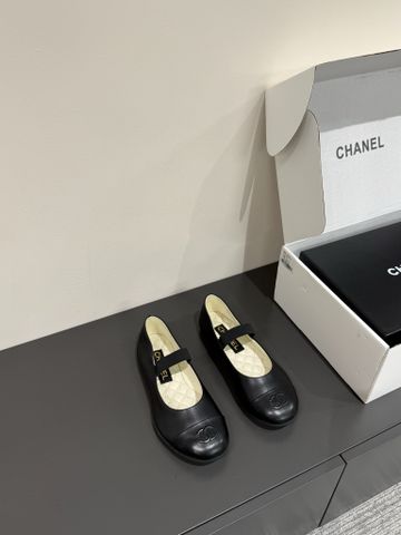 Giày bệt CHNEL* da bò cao cấp