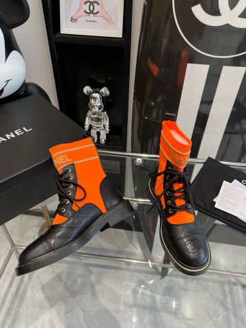 Boot chanel* phối chun len nhiều màu đẹp VIP 1:1