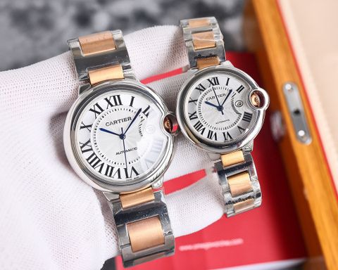 Đồng hồ nam nữ cartier* dây kim loại mặt tròn SIÊU CẤP