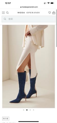 Boot cổ cao JACQUEMUS* cao 8cm