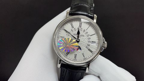 Đồng hồ nam patek* philippe* dây da VIP 1:1