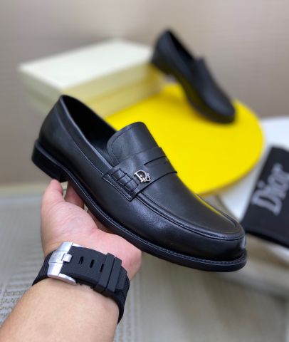 Giày nam Loafer DIOR* da bê mềm đẹp cao cấp