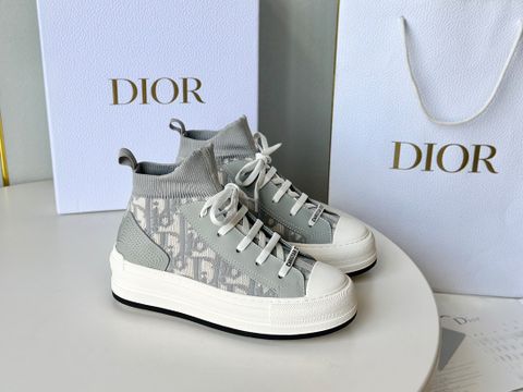 Giày thể thao nữ Dior* chất vải hoạ tiết oblique đẹp VIP 1:1