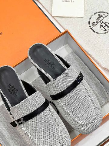 Sục nữ Hermes* chất canvas lót da bê xịn đẹp VIP 1:1