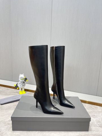 Boot cổ cao BALENCIAGA* mũi nhọn dáng đẹp sang VIP 1:1