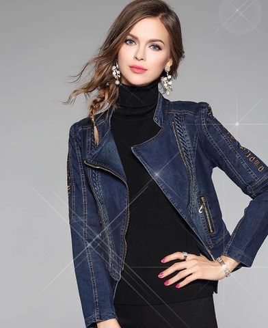 Áo jeans nữ kiểu đẹp độc