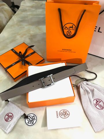 Belt nam nữ HERMES* bản nhỏ 3,2cm