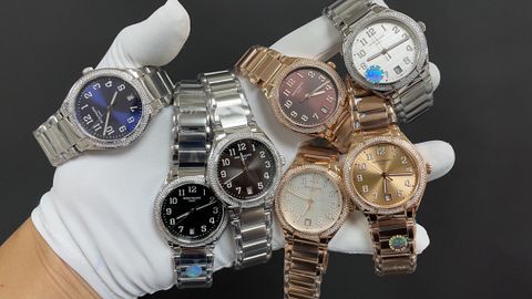 Đồng hồ nữ Patek* Philippe* dây kim loại case 36mm  viền kim máy cơ đẹp sang VIP 1:1