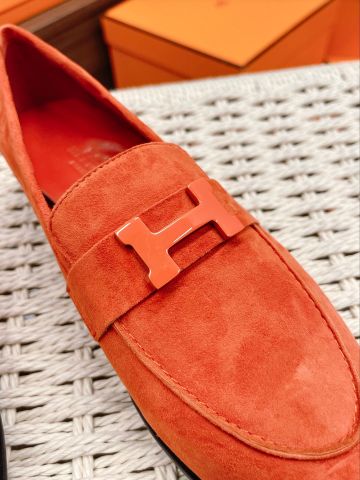 Giày nữ Loafer Hermes* da lộn đẹp xịn VIP 1:1