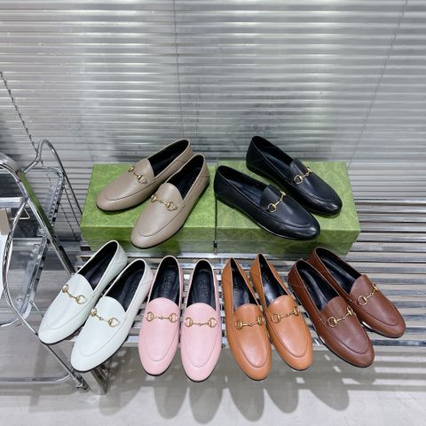 Giày nữ Loafer GUCCI* da bò mềm VIP 1:1