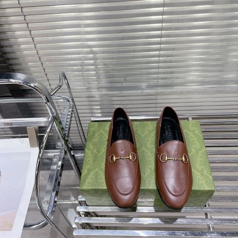 Giày nữ Loafer GUCCI* da bò mềm VIP 1:1