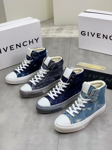 Giày thể thao nam GIVENCHYY* cao cổ chất vải denim đẹp độc VIP 1:1