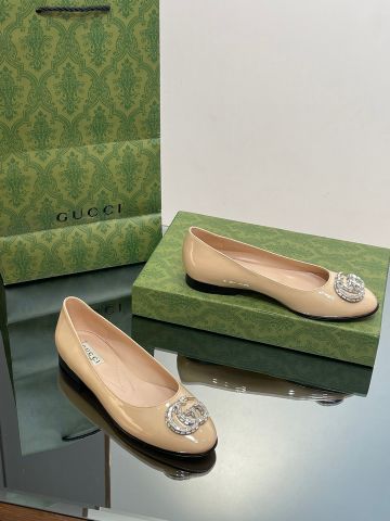 Giày bệt GUCCI* da bóng logo nạm đá đẹp sang VIP 1:1