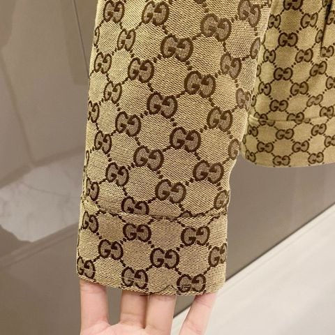 Áo khoác nam GUCCI* hoạ tiết Logo mặc 2 mặt đẹp xịn