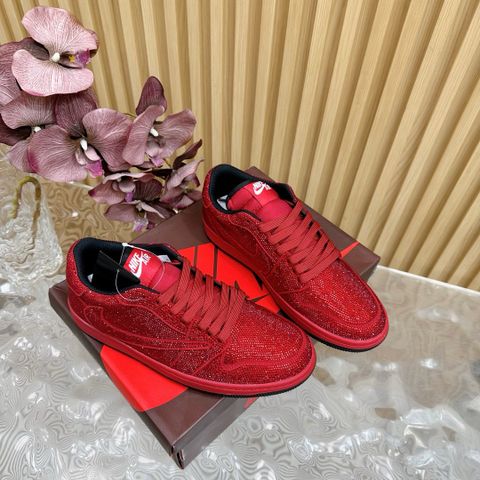 Giày thể thao nam nữ nike đính full đá đỏ hàng độc VIP 1:1