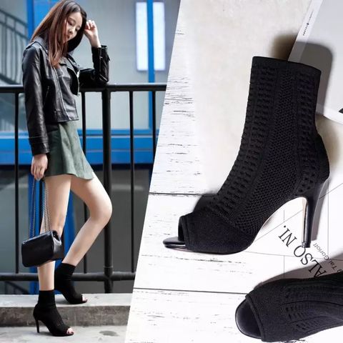 Boot hở mũi cao gót hàng hot đẹp