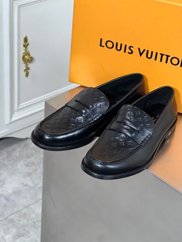 Giày nam Loafer LV* hoạ tiết Monogram đẹp VIP 1:1