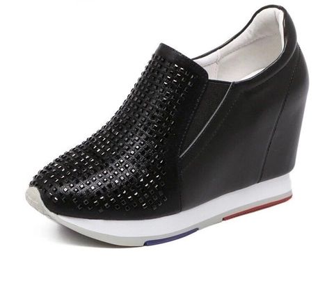 Giày slip on độn đế tăng chiều cao 8cm