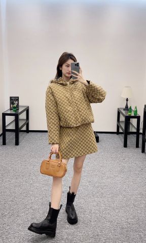 Áo khoác nữ GUCCI* mặc hai mặt đẹp cao cấp