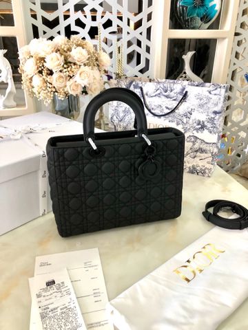 Túi xách nữ Dior* lady size lớn 32cm da lỳ mịn đẹp VIP 1:1