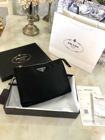 Clutch PRADA* nam nữ 24cm chất vải xịn đẹp SIÊU CẤP