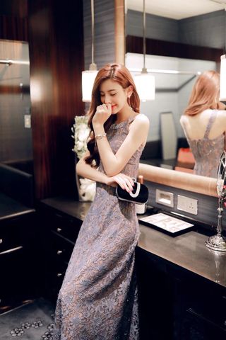 Đầm ren maxi quá đẹp