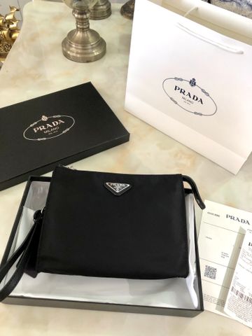 Clutch PRADA* nam nữ 24cm chất vải xịn đẹp SIÊU CẤP