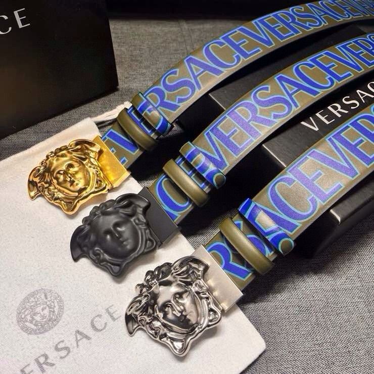 Belt nam VERSACE* in hoạ tiết chữ hàng độc cao cấp