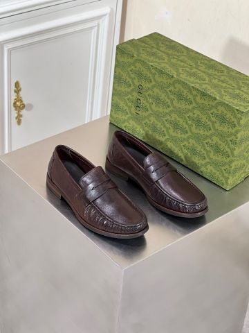 Giày lười GUCCI* da bò nhập khẩu đẹp xịn VIP 1:1