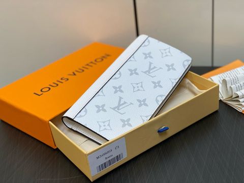 Ví nam Louis* LV* dáng dài hoạ tiết Monogram trắng VIP 1:1