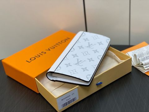 Ví nam Louis* LV* dáng dài hoạ tiết Monogram trắng VIP 1:1