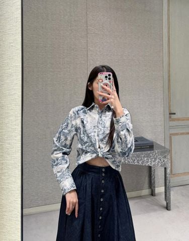 Sơ mi nữ Di*or*  PHIÊN BẢN “RỪNG ĐỘNG VẬT