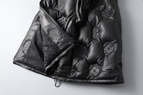 Áo gile da nam nữ dập nổi hoạ tiết Monogram đẹp VIP 1:1