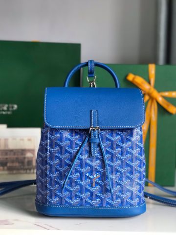 Ba lô nữ Goyard* hoạ tiết logo phối da bò lỳ nhiều màu đẹp SIÊU CẤP