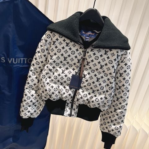 Áo phao nữ L*V hoạ tiết Monogram VIP 1:1
