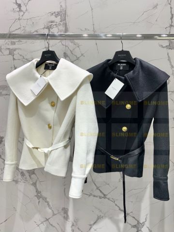 Áo khoác nữ BALMAIN* đai eo đẹp độc VIP 1:1