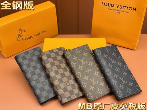 Ví nam Louis* LV* dáng dài canvas hoạ tiết VIP 1:1