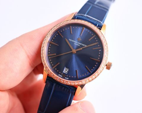 Đồng hồ nữ VACHERON* CONSSTANTIN* dây da máy cơ VIP 1:1