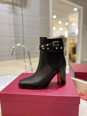 Boot VALENTINO* cao 9cm da bò cao cấp đai đinh kiểu đẹp sang VIP 1:1