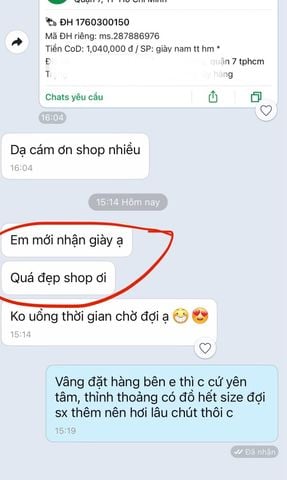 Phản hồi của khách hàng tại Lien Fashion