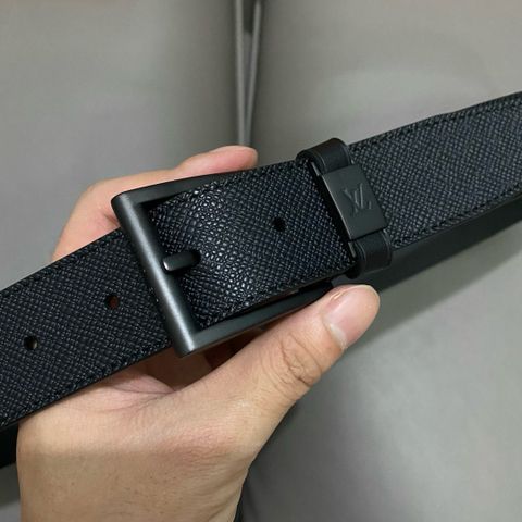 Belt nam Louis* LV* bản 3,5cm dây da bò mềm SIÊU CẤP