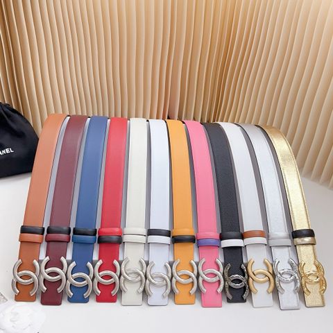 Belt nữ chanel* bản 3.0cm dây da bê mềm xịn