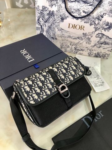 Túi nam DIOR* chất canvas khoá bạc đẹp cao cấp