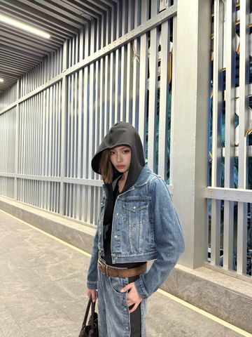 Áo khoác jeans nữ alaia