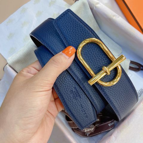 Belt nam HERMES* bản 3,8cm dây da bê